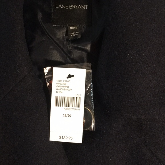 NWT Lane Bryant military pea coat - Picture 5 of 8